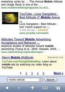 Google AdWord  iPhone